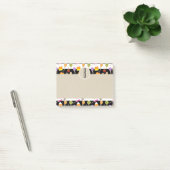 Halloween Snoep Kraft Landelijke Monogram Initiaal Post-it® Notes (Kantoor)