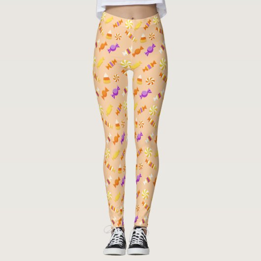 Halloween Snoep Leggings (Voorkant)