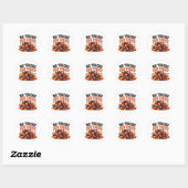 🍬 Halloween Snoep Liefhebber Grappige Zin 👻 Ronde Sticker (Vel)