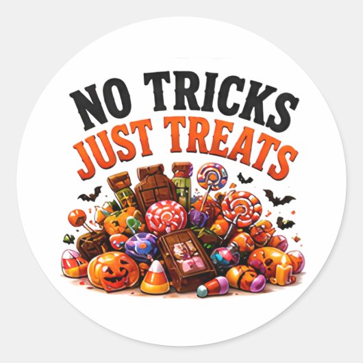 🍬 Halloween Snoep Liefhebber Grappige Zin 👻 Ronde Sticker (Voorkant)