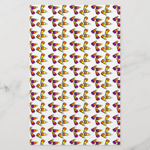 Halloween Snoep Mais Briefpapier