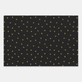 Halloween snoep maïs leuk leuk zwart sinaasappel inpakpapier vel (Voorkant)