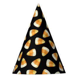 Halloween Snoep Mais Watercolor Feesthoed Feesthoedjes