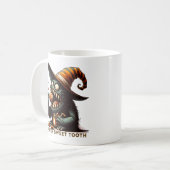 Halloween Snoep Monster Koffiemok (Voorkant links)