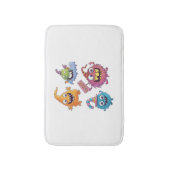 Halloween Snoep Monster Parade Badmat (Voorkant Verticaal)