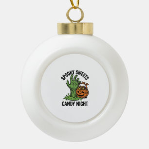 Halloween Snoep Monster Vintage Griezels Behandeli Keramische Bal Ornament