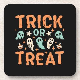 Halloween snoep of een grap bier onderzetter