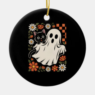 Halloween snoep of een grap keramisch ornament
