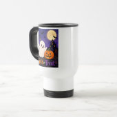 Halloween snoep of een leuke poets reisbeker (Voorkant links)