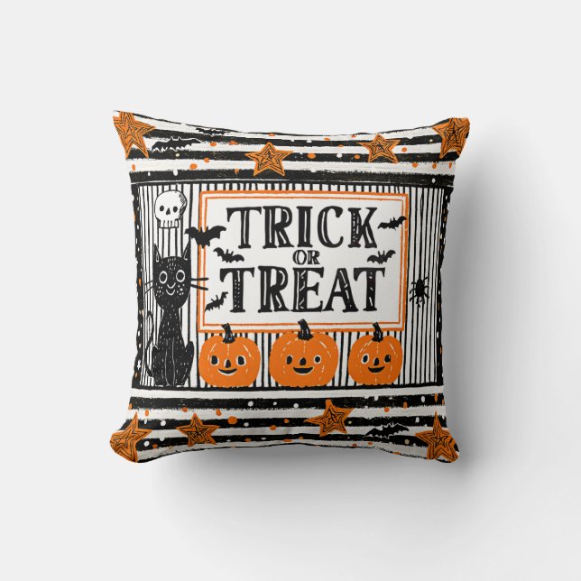 Halloween snoep of een poets kussen (Voorkant)