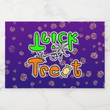 Halloween snoep of een poets