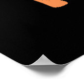 Halloween snoep of een poets poster (Hoek)