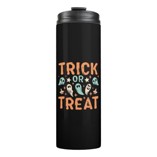 Halloween snoep of een poets thermosbeker (Voorkant)