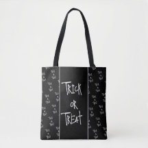 Halloween snoep of een poets zwart en wit