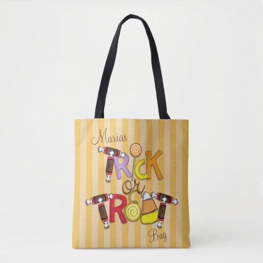 Halloween Snoep of Leuke Grillemaille Tote Bag (Voorkant)