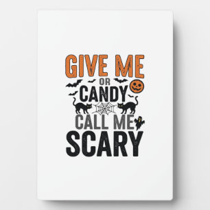 Halloween Snoep of Noem me eng Grafisch Vintage on Fotoplaat
