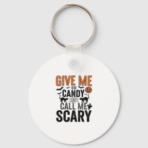 Halloween Snoep of Noem me eng Vintage Grafisch_1 Sleutelhanger