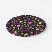 Halloween snoep papieren bordje (Gekanteld)