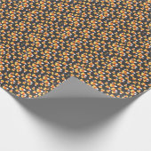 Halloween snoep patroon, leuke snoepmaïsbehandelin cadeaupapier (Hoek)