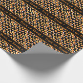 Halloween snoep patroon, leuke snoepmaïsbehandelin cadeaupapier (Hoek)