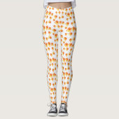 Halloween snoep patroon, leuke snoepmaïsbehandelin leggings (Voorkant)