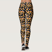 Halloween snoep patroon, leuke snoepmaïsbehandelin leggings (Achterkant)