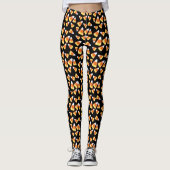 Halloween snoep patroon, leuke snoepmaïsbehandelin leggings (Voorkant)