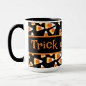 Halloween snoep patroon, leuke snoepmaïsbehandelin mok (Links)