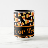 Halloween snoep patroon, leuke snoepmaïsbehandelin mok (Midden)