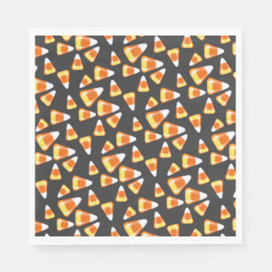 Halloween snoep patroon, leuke snoepmaïsbehandelin servet