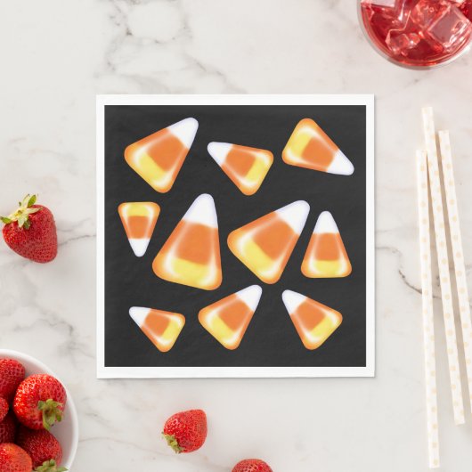 Halloween snoep patroon, leuke snoepmaïsbehandelin servet (Insitu)