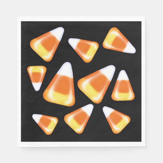 Halloween snoep patroon, leuke snoepmaïsbehandelin servet (Voorkant)