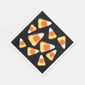 Halloween snoep patroon, leuke snoepmaïsbehandelin servet (Hoek)