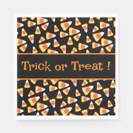 Halloween snoep patroon, leuke snoepmaïsbehandelin servet