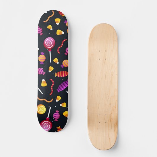 Halloween snoep persoonlijk skateboard (Voorkant)