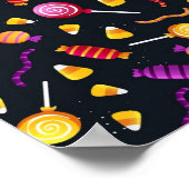 Halloween snoep poster (Hoek)