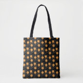 Halloween Snoep Pumpkin Bucket Oranje Tote Bag (Voorkant)