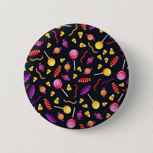 Halloween snoep ronde button 5,7 cm (Voorkant)