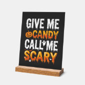Halloween Snoep Schrikbarend Spook Ontwerp_1 Acryl Bord (Hoek)