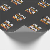Halloween Snoep Schrikbarend Spook Ontwerp_1 Cadeaupapier (Hoek)