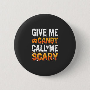 Halloween Snoep Schrikbarend Spook Ontwerp_1 Ronde Button 5,7 Cm