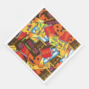 Halloween snoep servetten