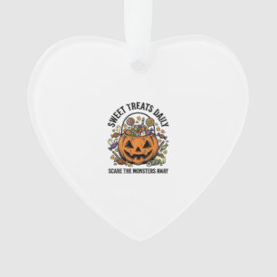 Halloween Snoep Shirt Schattig Monster Snoepjes De Ornament