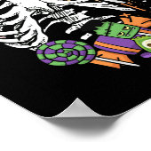 Halloween Snoep Skeleton Rib Cage X-Ray Poster (Hoek)