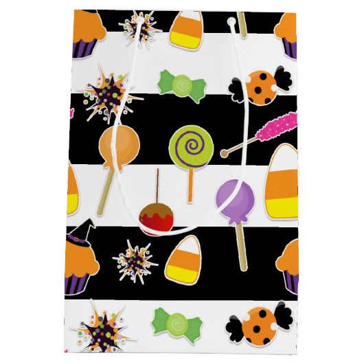 Halloween Snoep snoepjes feestgeschenktas Medium Cadeauzakje (Achterkant)