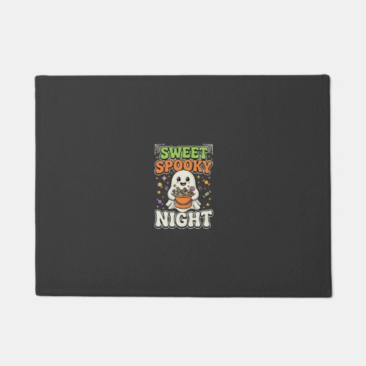 Halloween Snoep Spoken Nacht Deurmat (Voorkant)