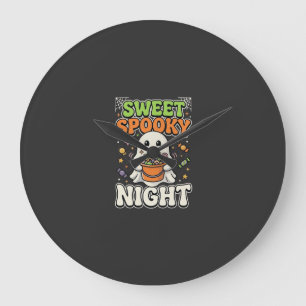 Halloween Snoep Spoken Nacht Grote Klok