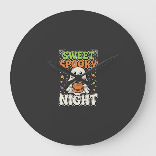 Halloween Snoep Spoken Nacht Grote Klok (Voorkant)