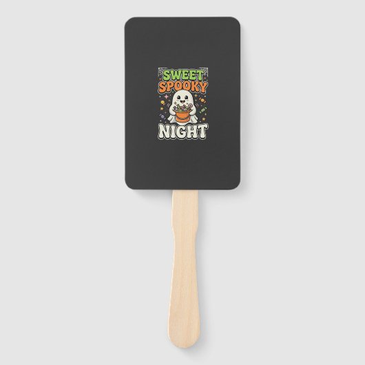 Halloween Snoep Spoken Nacht Handwaaier (Voorkant)