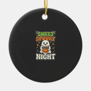 Halloween Snoep Spoken Nacht Keramisch Ornament